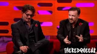 Johnny Depp & Ricky Gervais on the Graham Norton show 23