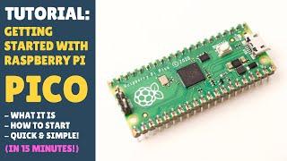 TUTORIAL Getting Started Raspberry Pi Pico Simple Easy Fast Micropython Thonny RPi & Windows