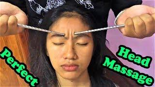 Relaxing Chopstick Head Massage for Sister - ASMR