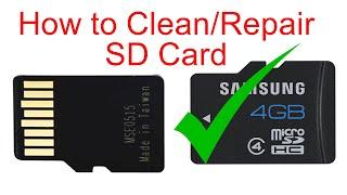 How to CleanRepair SD Card