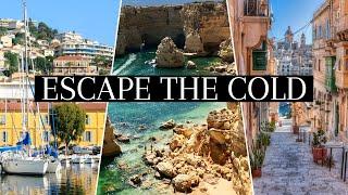 ESCAPE THE COLD - 15 Warm Places to Visit in Europe This Winter  Travel Guide 2023 4K