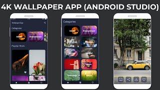 4KHD Wallpaper Android App + Admin App Source Code