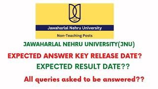 Expected exam result date jnu non teaching staff l jnu non teaching recruitment 2023 l