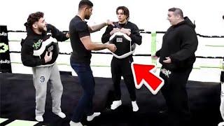 Konvy & Adin Ross Get Kicked By Pro Fighter Alex Perira 