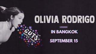 FULL Olivia Rodrigo Guts World Tour live in Bangkok  The first concert in Asia  15-09-2024