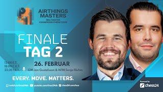 Finale Tag 2 - Carlsen vs Nepo  Airthings Masters 2022  mit GM Jan Gustafsson und WIM Sonja Bluhm