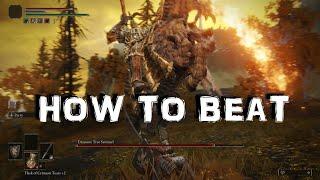 Elden Ring - How to Beat - Draconic Tree Sentinel BOSS