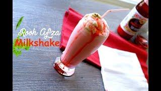 Roohafza Milkshake  Quick Rooh Afza Milkshake Recipe  Ravinders HomeCooking