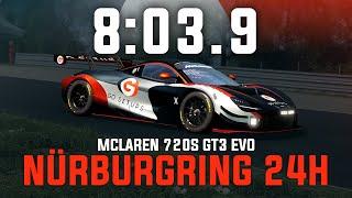 Nürburgring 24h Nordschleife 803.9 - Mclaren 720S GT3 EVO - GO Setups  ACC 1.10.1