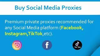 Buy Social Media Proxies