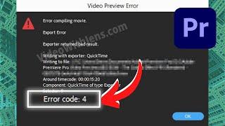 How to Fix Error Code 4 in Premiere Pro 4 Quick Ways