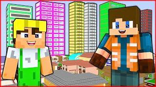 BABY WORKER AND MASTER HASAN DEVELOPED THE CITY  - Minecraft