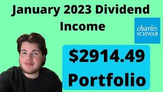 January 2023 Dividend Income Portfolio Report