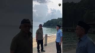 Sultan Pahang & Tengku Hassanal Di Program Ziarah Cakna di Kg Tekek Pulau Tioman