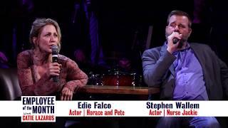 Nurse Jackies Edie Falco & Stephen Wallem sing on EOTM