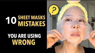 How to use SHEET MASK Properly  Korean Sheet Masks Do’s & Don’t for GLASS SKIN