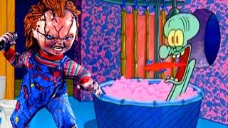 Chucky By Squidward’s House  Chucky VS Squidward  SpongeBob