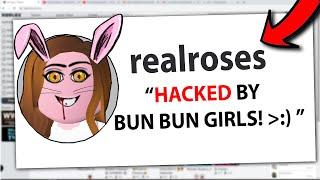 Im getting HACKED By BUN BUN GIRLS? Roblox