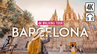 BARCELONA Spain 4K Walking Tour - Captions & Immersive Sound 4K Ultra HD60fps