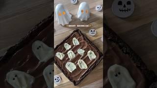 Ghost Brownies  Easy Halloween Treats #halloween