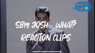 SB19 JOSH - WHAT? MV Reaction clips FUNNY