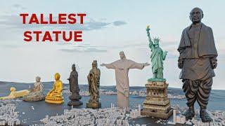 World’s tallest statues size comparison