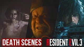 RESIDENT EVIL 3 REMAKE Deaths Scenes RE3 All Deaths 2020