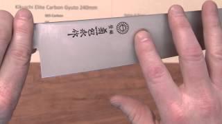 Kikuichi Elite Carbon Gyuto 240mm Quick Look