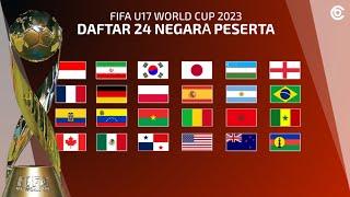 DAFTAR 24 NEGARA LOLOS PIALA DUNIA U17 2023 INDONESIA