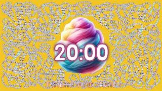 20 Minute Cotton Candy Bomb  Timer