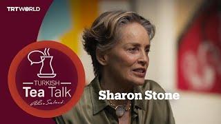 Turkish Tea Talk with Alex Salmond Sharon Stone