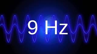 9 Hz clean pure sine wave BASS TEST TONE frequency