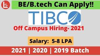 TIBCO Software Off Campus Drive  Solutions Engineer  Pune  2021