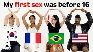 Which country is the fastest? Difference in SEX cultureAmerica France Brazil and Korea