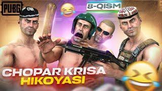 YANGI PUBG MOBILE PRIKOL  CHOPAR KRISA 8-QISM  OZBEK TILIDA SERIAL