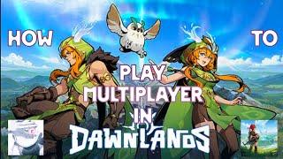 How to play multiplayer in dawnlands  dawnlands gameplay  dawnlands tutorial 