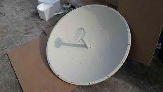 UBNT 35.1 KM PTP Radio Link By Rocket 5AC Lite with 30dBi Dish