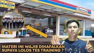 INGAT  Materi ini wajib dihapalkan ketika training di indomaret - part 2 terbaru 2022 indomaret