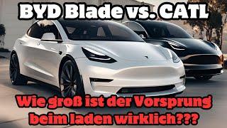  LFP Showdown BYD Blade vs. CATL um wieviel schneller lädt er wirklich? Tesla Model Y SR MiGMiC