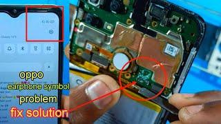 How to remove headset mode in oppo  oppo A15 handsfree mode solution #oppo