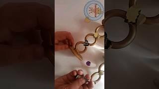 من أسهل الديكورات بإعادة تدوير حلقات الستائر #اصنعها_بنفسك #افكار #diy #craft #ideas