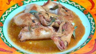 Mia nonna cucina questa cena ..involtini di maiale pancetta salvia  #cactusjuice #ricette #5minute