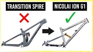 Switching from a Transition Spire to a Nicolai Ion G1 - Bike chat w Nik