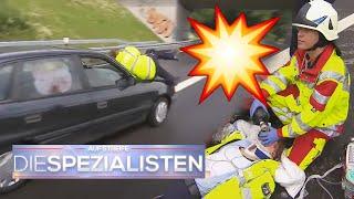 Schock  Autobahnpolizistin wird von einem Auto ANGEFAHREN  Die Spezialisten  SAT.1