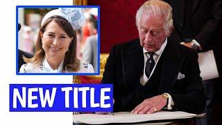 SPECIAL Charles BESTOWED Carole Middleton With Royal Titles For Her Contribution At The Royal Ascot