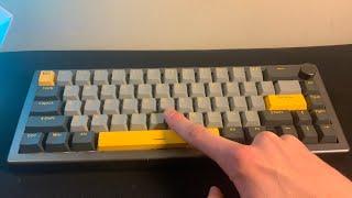 This keyboard sounds like falling rain