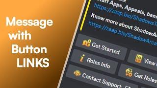 Discord Message Button Link Tutorial 2023  Sapphire Bot