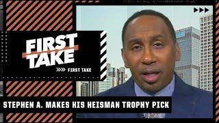 Caleb Williams ALL DAY - Stephen A. makes his Heisman Trophy pick   First Take