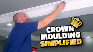 Light Weight DIY Crown Molding YOU Can Install Alone