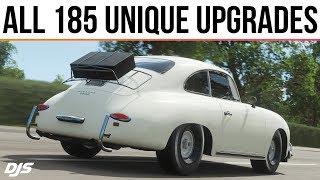 Forza Horizon 4 - ALL 185 CARS WITH UNIQUE UPGRADES